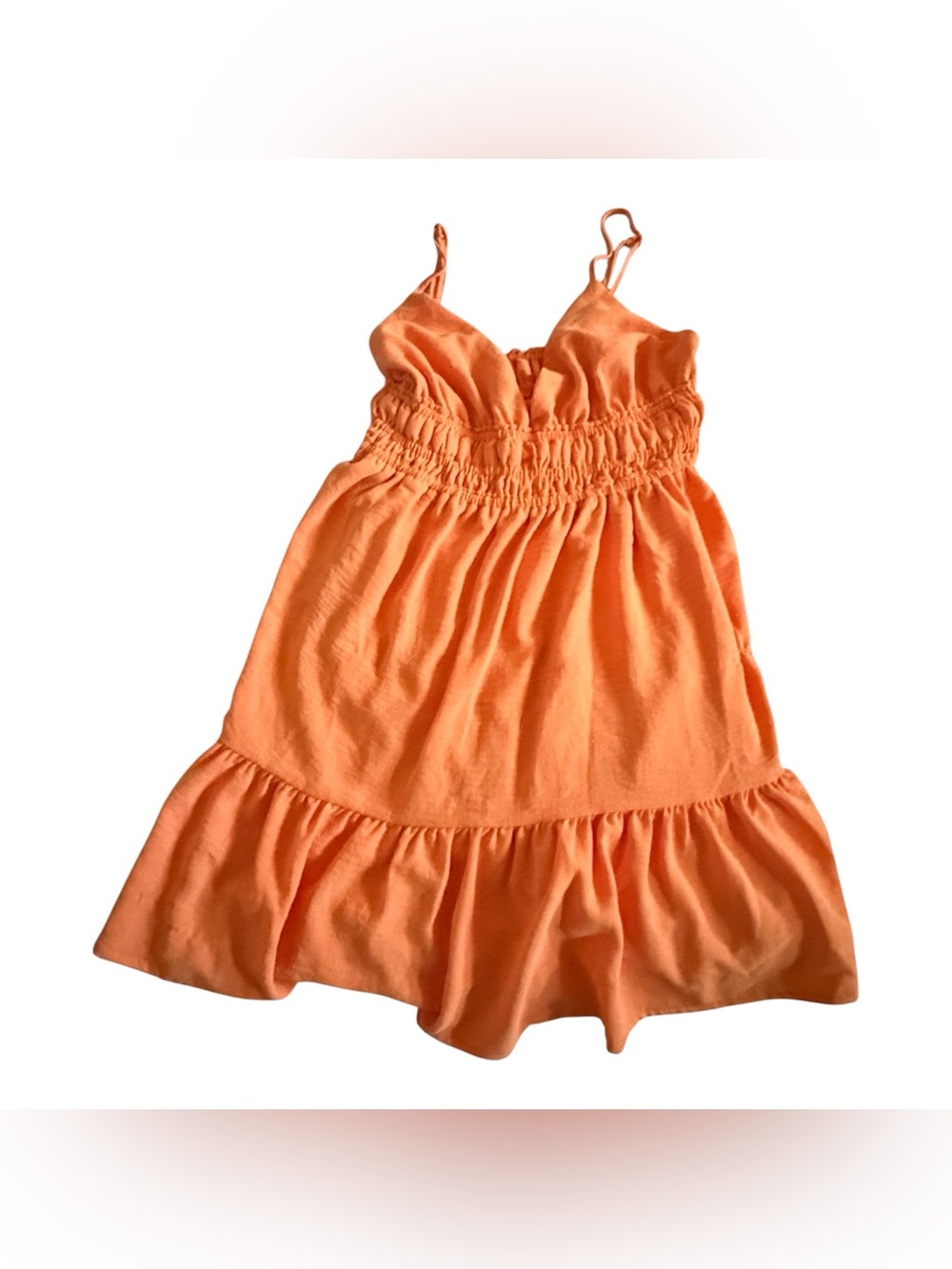 Charlotte Russe Orange Spaghetti Strap Mini Dress